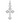 Bottony Cross Accent Charm