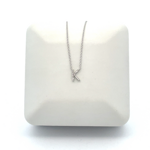 Lady's 10k White Gold K Necklace